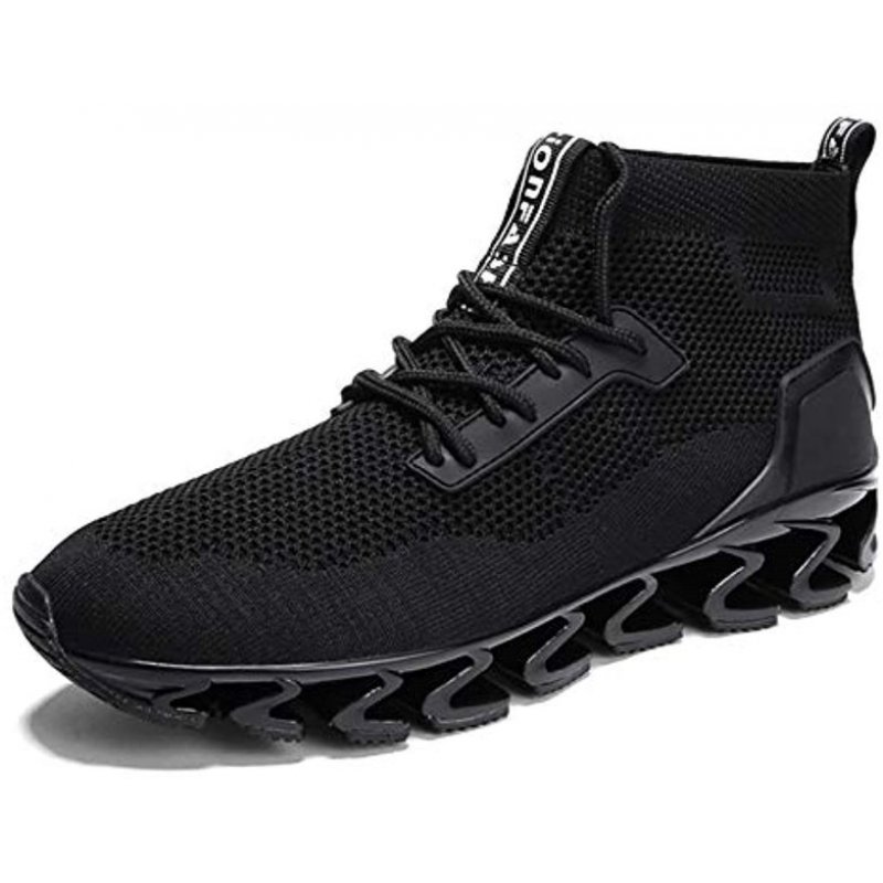 Men Sport Running Shoes Athletic Tennis Walking Sneakers Black