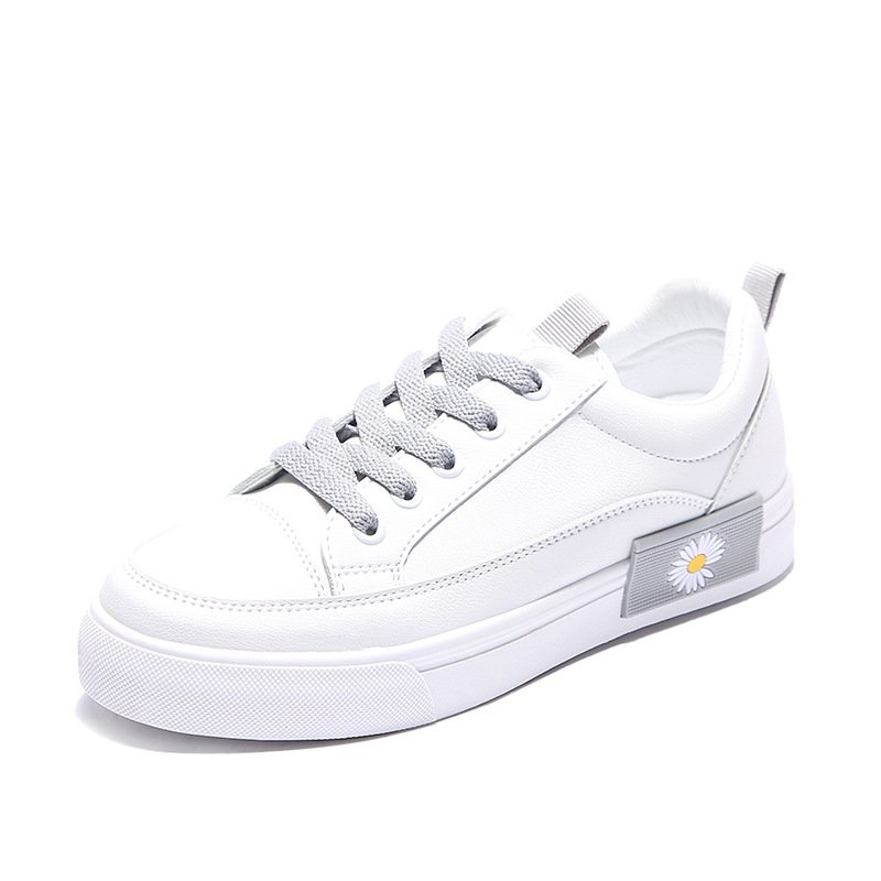 Little white shoes women's thick-soled basic Hong Kong style board shoes 2023 new spring student thick-soled shoes women