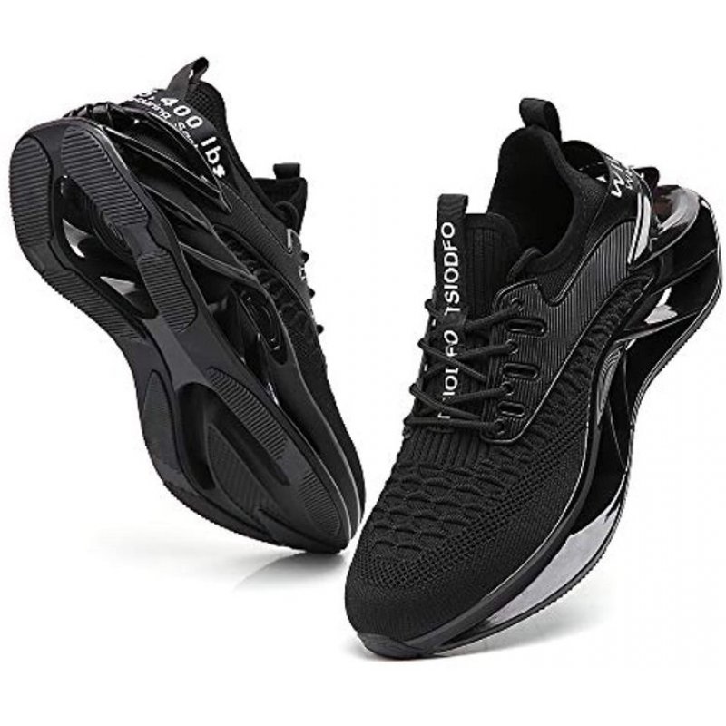 Men Sport Running Shoes Athletic Tennis Walking Sneakers Black 1919