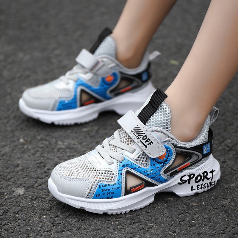 Children's sports summer boys single mesh hollow casual shoes basket shoes girls shoes net running shoes sports sandals